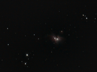 M42 - Эмисионная туманность Туманность Ориона в созвездии Ориона